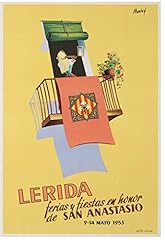 Lerida 1953 affiche d'occasion  Livré partout en France