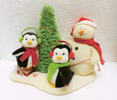 Hallmark Very Merry Trio Singing Snowman with Penguins, used for sale  Delivered anywhere in USA 