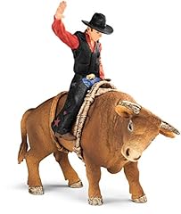 Schleich cowboy bull for sale  Delivered anywhere in USA 