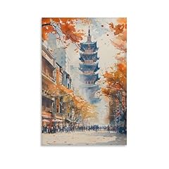 Zjlamz taipei watercolor for sale  Delivered anywhere in USA 