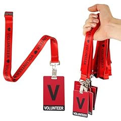 25pcs volunteer badges for sale  Delivered anywhere in UK