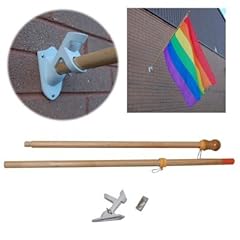 wooden flagpole for sale  Delivered anywhere in UK