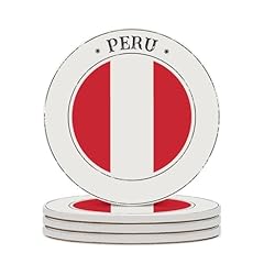 Peru flag round for sale  Delivered anywhere in USA 