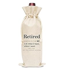 Retirement wine bags for sale  Delivered anywhere in USA 
