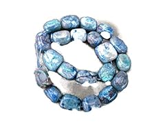 Papagoite ajoite beads for sale  Delivered anywhere in USA 