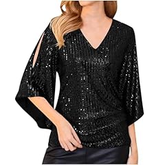 Womens sequin shirts for sale  Delivered anywhere in USA 
