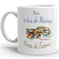 Mug anniversaire mariage d'occasion  Livré partout en France