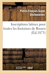 Inscriptions latines fontaines d'occasion  Livré partout en France