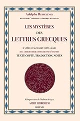 Mystères lettres grecques d'occasion  Livré partout en France