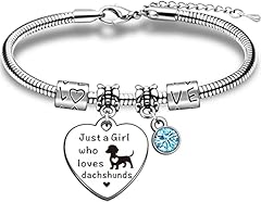 Jmimo dachshund bracelet for sale  Delivered anywhere in UK