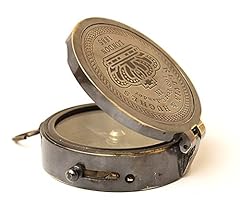 Brass compass vintage for sale  Delivered anywhere in USA 