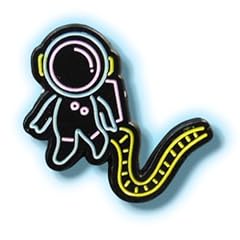Retro astronaut enamel for sale  Delivered anywhere in UK