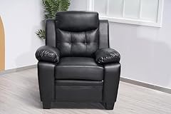 Black bonded leather for sale  Delivered anywhere in UK
