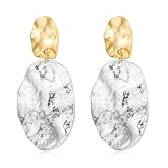 Two tone earrings for sale  Delivered anywhere in USA 