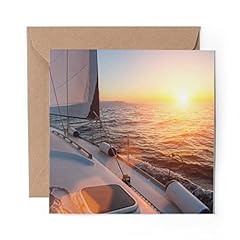 Greeting card yacht for sale  Delivered anywhere in UK