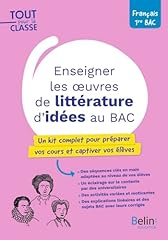 Littérature idées bac d'occasion  Livré partout en France