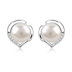 B.catcher pearl earrings for sale  Delivered anywhere in UK