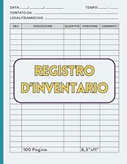 Registro inventario gestione usato  Spedito ovunque in Italia 