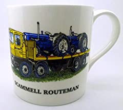 SCAMMELL ROUTEMAN Lorry ~ Large FINE Bone China Mug for sale  Delivered anywhere in UK