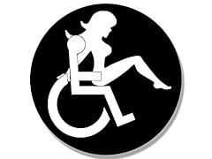 Round black wheelchair for sale  Delivered anywhere in USA 
