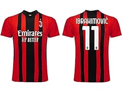 Maglia Calcio Milan Stagione 2021 2022. Maglia Ibrahimovic usato  Spedito ovunque in Italia 