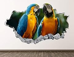 Macaws wall decal for sale  Delivered anywhere in USA 