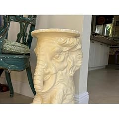 White plaster elephant for sale  Delivered anywhere in USA 