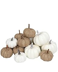 Fabric white pumpkins for sale  Delivered anywhere in USA 