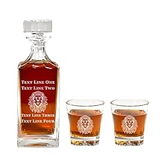 Lion decanter set for sale  Delivered anywhere in USA 