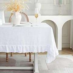 Linen ruffle linen for sale  Delivered anywhere in USA 