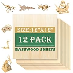 Pack x12 basswood for sale  Delivered anywhere in USA 