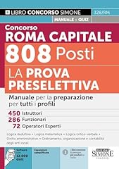 Concorso roma capitale usato  Spedito ovunque in Italia 