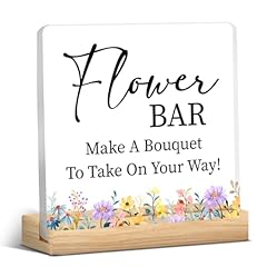 Flower bar sign for sale  Delivered anywhere in USA 