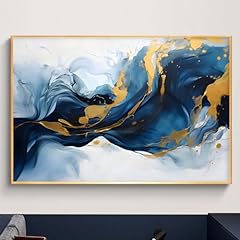 Blue modern abstract for sale  Delivered anywhere in USA 