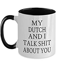 Dutch Two Tone 11oz Mug Rabbit My Dutch And I Funny Gifr For Dad,ao1815 for sale  Delivered anywhere in Canada