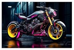 Wallario poster cyberbike d'occasion  Livré partout en Belgiqu