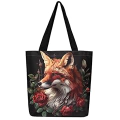 Fox canvas tote for sale  Delivered anywhere in UK