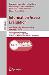 Information access evaluation gebraucht kaufen  Wird an jeden Ort in Deutschland