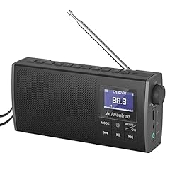 Avantree Soundbyte 860s Portatile Radio FM con Altoparlante Bluetooth 5.0, Lettore MP3 e SD, 3 in 1, Potente 6W, Auto Scansione & Memorizzazione, Batteria Ricaricabile 8H, Radiolina Piccola Esterno usato  Spedito ovunque in Italia 