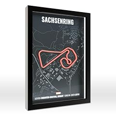 Sachsenring poster holzrahmen gebraucht kaufen  Wird an jeden Ort in Deutschland