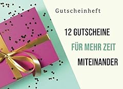 Gutscheinheft gutscheine zeit gebraucht kaufen  Wird an jeden Ort in Deutschland