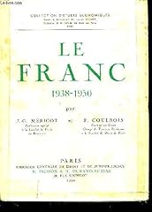 Franc 1938 1950 d'occasion  Livré partout en France