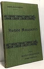 Renée mauperin d'occasion  Livré partout en France