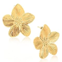 Boucles oreilles fleur d'occasion  Livré partout en France