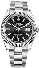 Rolex datejust black for sale  Delivered anywhere in USA 
