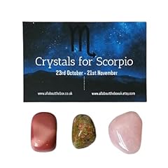 Crystals scorpio scorpio for sale  Delivered anywhere in UK