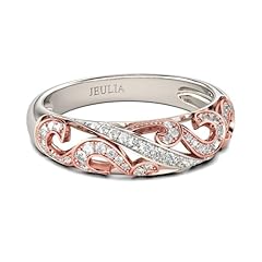 Jeulia zweifarbiger scrollwork gebraucht kaufen  Wird an jeden Ort in Deutschland