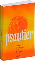 Psautier version oecuménique d'occasion  Livré partout en France