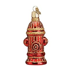 Old World Christmas Fire Hydrant Glass Blown Ornament for sale  Delivered anywhere in Canada