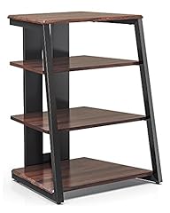 FITUEYES 4-Tier AV Media Stand Wooden Corner Shelf, used for sale  Delivered anywhere in USA 